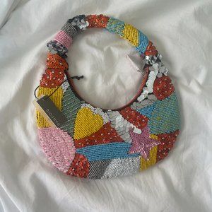 PARFOIS sequin mini-bag 9x10 inchesw